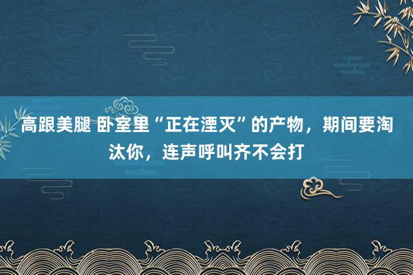 高跟美腿 卧室里“正在湮灭”的产物，期间要淘汰你，连声呼叫齐不会打