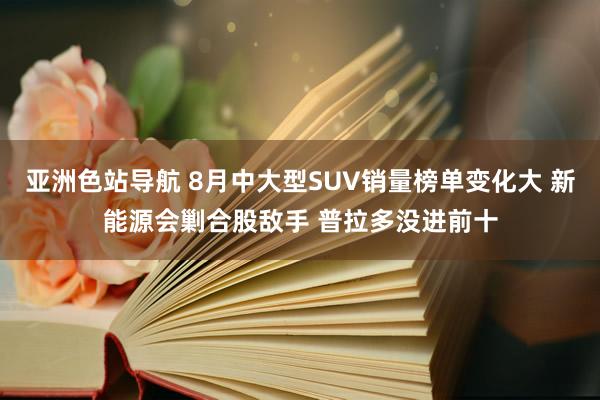 亚洲色站导航 8月中大型SUV销量榜单变化大 新能源会剿合股敌手 普拉多没进前十