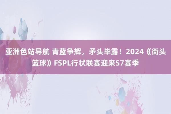 亚洲色站导航 青蓝争辉，矛头毕露！2024《街头篮球》FSPL行状联赛迎来S7赛季