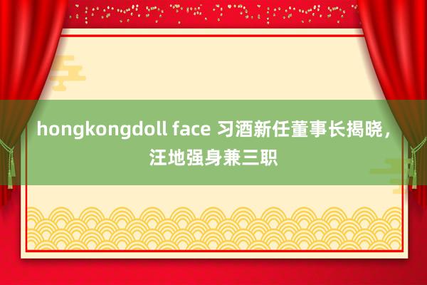 hongkongdoll face 习酒新任董事长揭晓，汪地强身兼三职