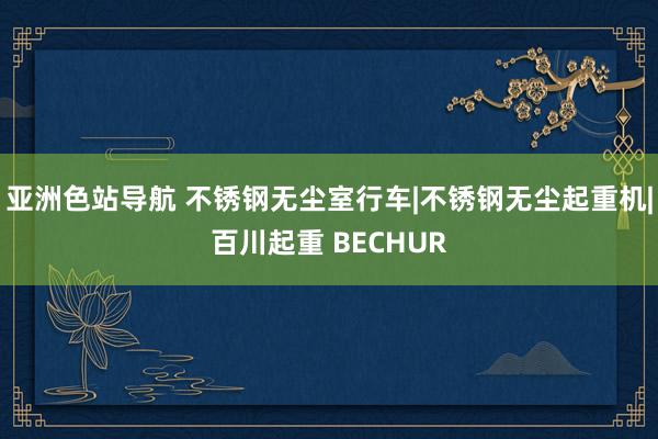 亚洲色站导航 不锈钢无尘室行车|不锈钢无尘起重机|百川起重 BECHUR