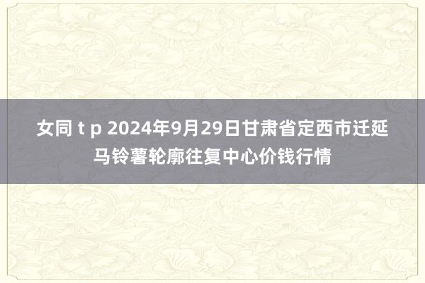 女同 t p 2024年9月29日甘肃省定西市迁延马铃薯轮廓往复中心价钱行情