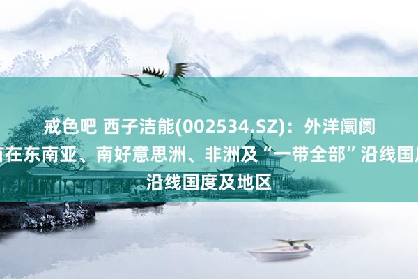 戒色吧 西子洁能(002534.SZ)：外洋阛阓主要聚首在东南亚、南好意思洲、非洲及“一带全部”沿线国度及地区